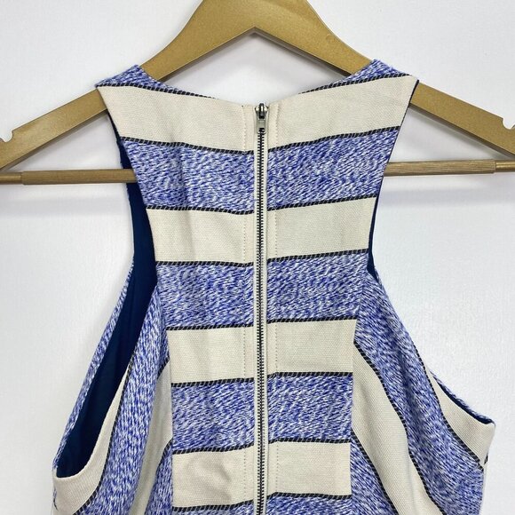 NWT Design Lab Blue and White Striped Dress - Picture 6 of 7
